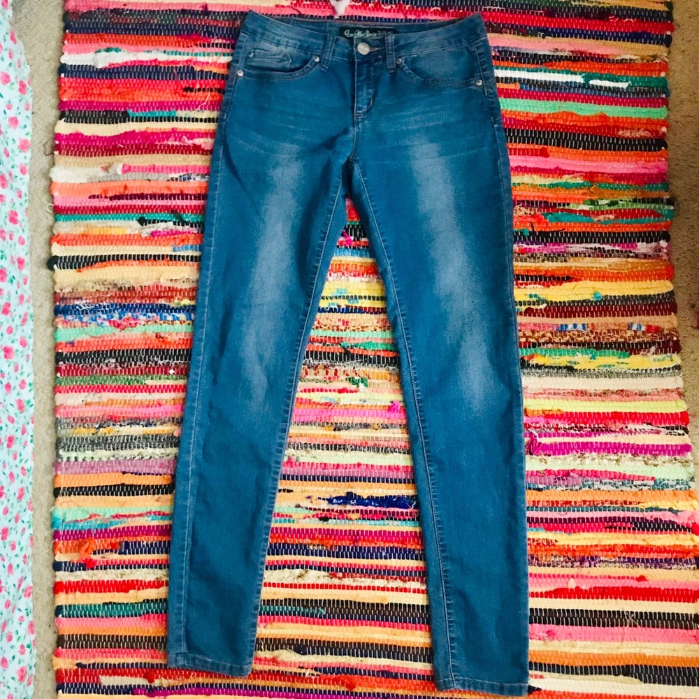 Thread Market Medium Wash Jean-Leggings
